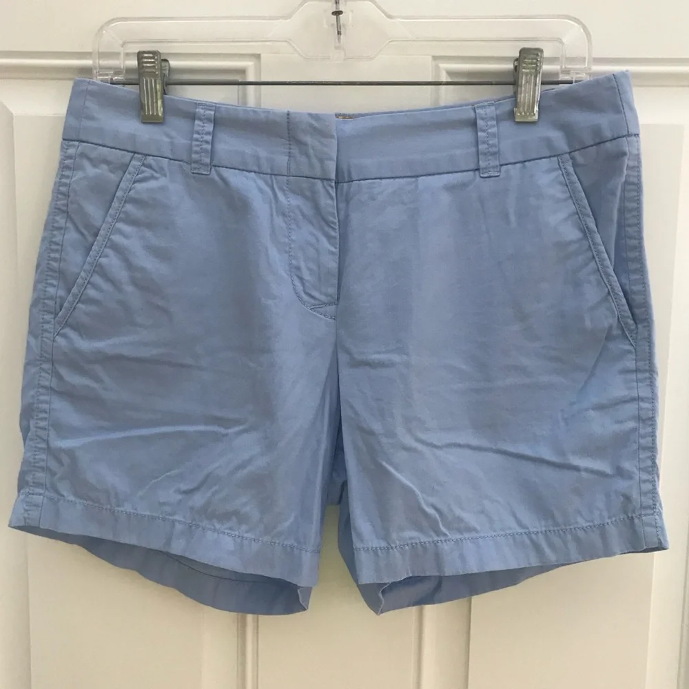 J. CREW Broken-in Twill Blue Chino SHORTS